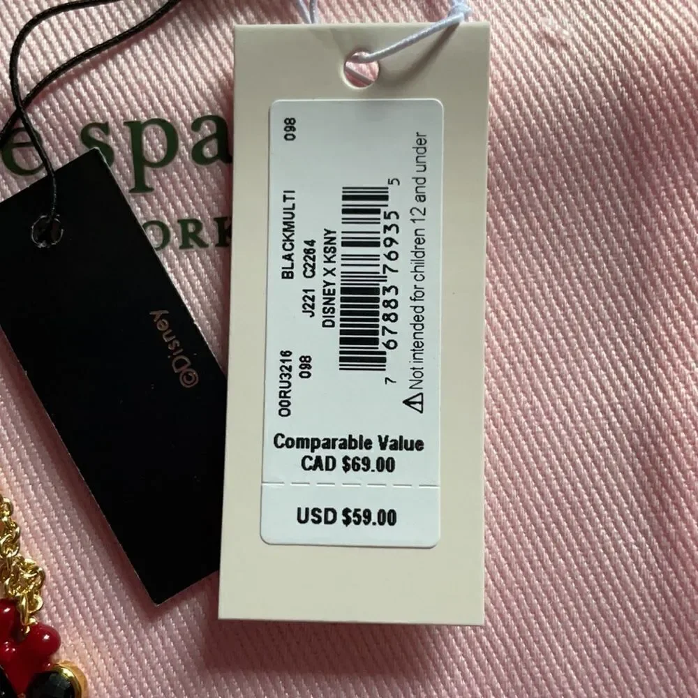 Disney x Kate Spade Minnie Mouse Mini Pendant